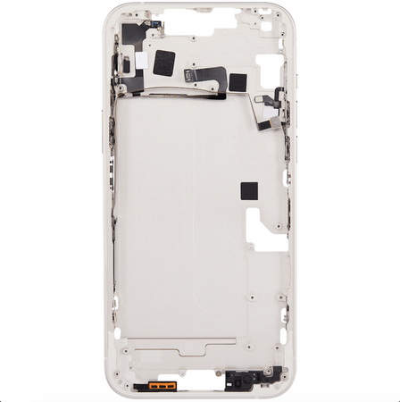 Châssis Central Blanc iPhone 14 Avec Nappe Allumage