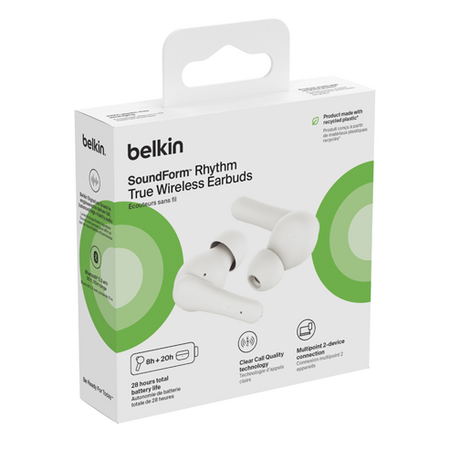 Ecouteurs TWS SoundForm RHYTHM Blanc BELKIN