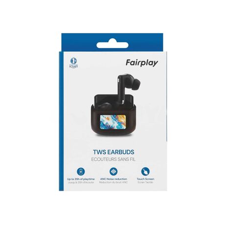 Ecouteurs FAIRPLAY CALIFORNIA TWS avec ANC (Noir)
