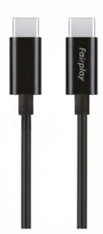 Pack Chargeur Voiture 60W + Câble USB-C Fairplay Noir