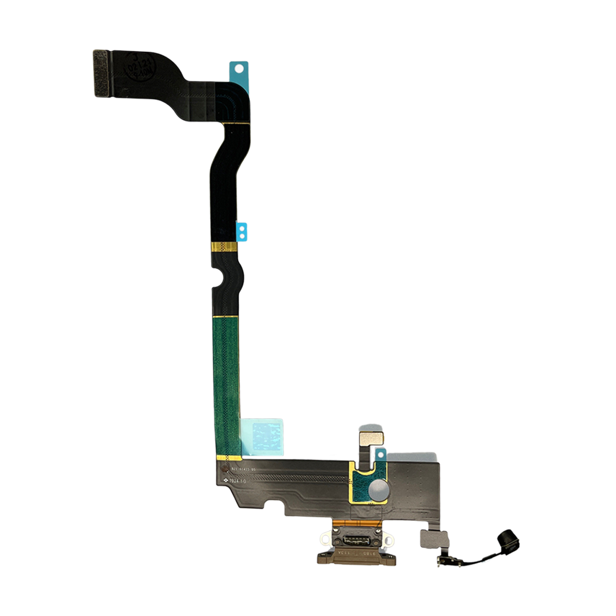 Connecteur De Charge Remplacement IPhone XS Noir - Nappe Interne Avec Port Lightning Et Micro Haut Qualité