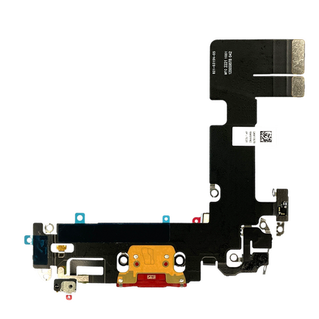 Nappe / Connecteur de Charge Lightning iPhone 13 Rouge