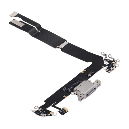 Nappe / Connecteur de Charge USB-C pour iPhone 16 Plus (Blanc)