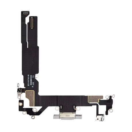 Nappe / Connecteur de Charge USB-C pour iPhone 16 (Blanc)