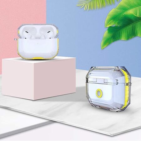 Boitier de Protection Crystal Bicolore pour AirPods 3 (Jaune)