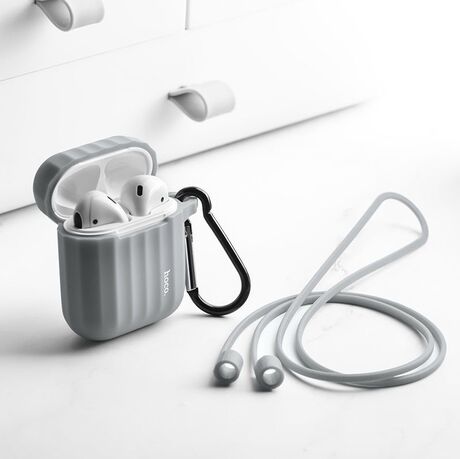 Boitier Hoco Gris ou Noir Pour AirPods 1 / 2