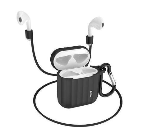 Boitier Hoco Noir ou Noir Pour AirPods 1 / 2