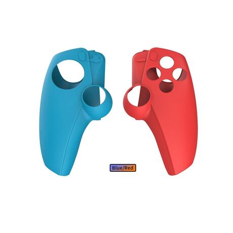 Coque Silicone Gauche/Droite Manette PS5 Portal (Rouge/Bleu)