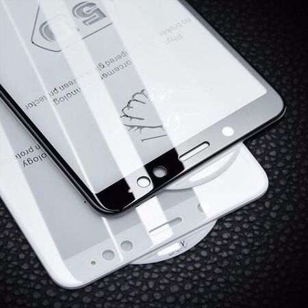 Verre Trempé 5D Intégral pour Xiaomi Redmi Note 5 (Blanc)