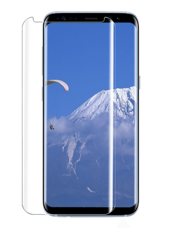 Verre Trempé 5D Intégral avec Bords Blancs pour Samsung Galaxy S9 Plus