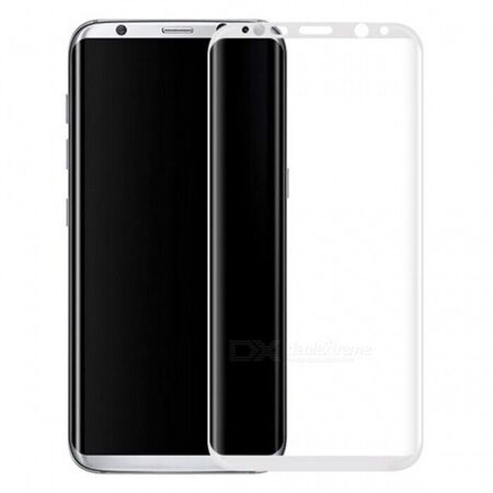 Verre Trempé Anti-Choc avec Bords Transparents pour Samsung Galaxy S8