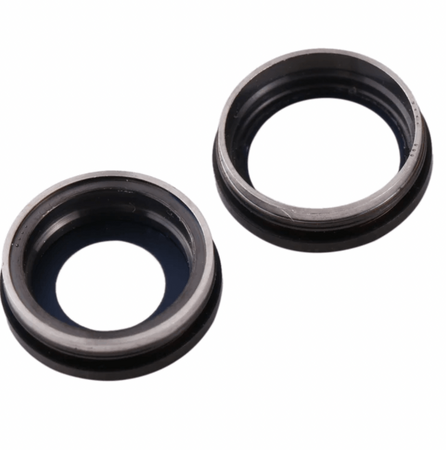 Lentille d'Appareil Photo Arrière avec Châssis pour iPhone 11 (Noir)