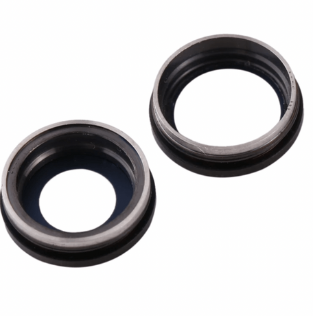 Lentille d'Appareil Photo Arrière avec Châssis pour iPhone 11 (Noir)