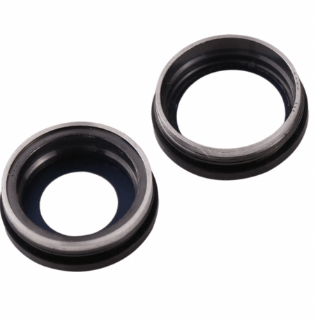 Lentille d'Appareil Photo Arrière avec Châssis pour iPhone 12 / 12 Mini (Noir)