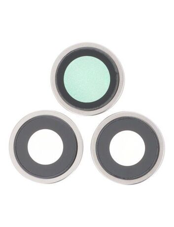 Lentille d'Appareil Photo Arrière avec Châssis pour iPhone 15 Pro (Bleu)