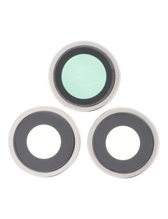 Lentille d'Appareil Photo Arrière avec Châssis pour iPhone 15 Pro Max (Blanc)