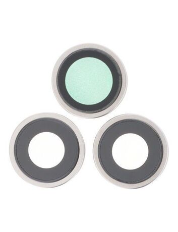 Lentille d'Appareil Photo Arrière avec Châssis pour iPhone 15 Pro Max (Bleu)