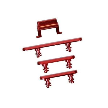 Lot Complet de Boutons Externes pour iPhone 11 (Power / Volume / Vibreur - Rouge)