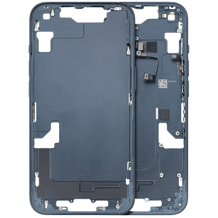 Châssis Central Noir iPhone 14 Avec Nappe Allumage