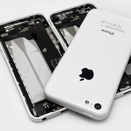 Coque Assemblée Compatible iPhone 5C BLANC