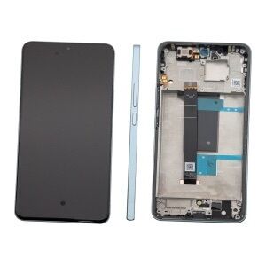 Écran Original pour Xiaomi Redmi Note 15 Pro 4G - Bloc Écran Bleu avec Châssis