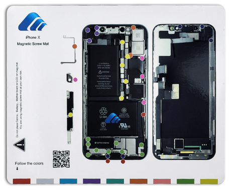 Patron Magnétique / Aide au Montage iPhone X