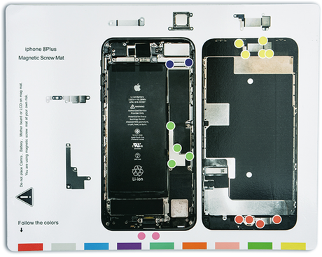 Patron Magnétique / Aide au Montage iPhone 8 Plus