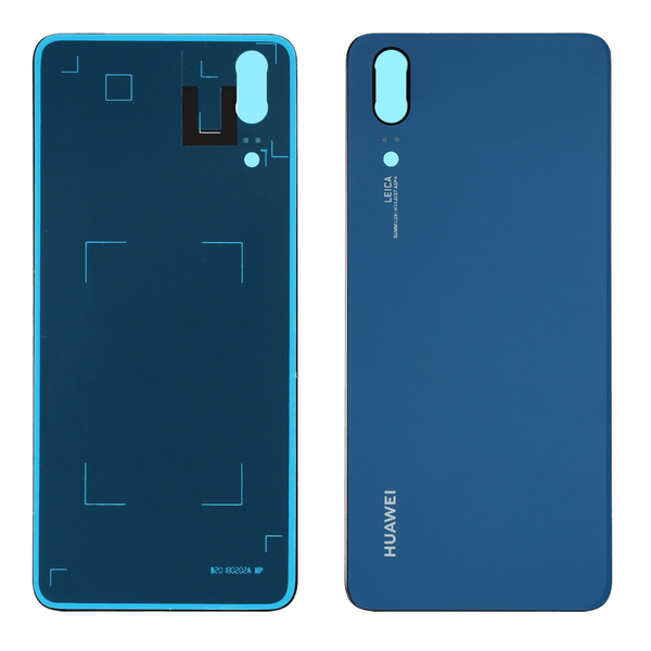 Vitre Arrière Compatible Huawei P20 Bleu