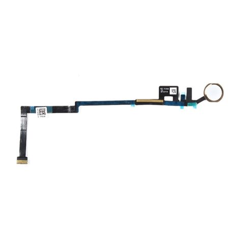 Nappe Bouton Home / Touch ID iPad 6 2018 CHAMPAGNE/ BLANC