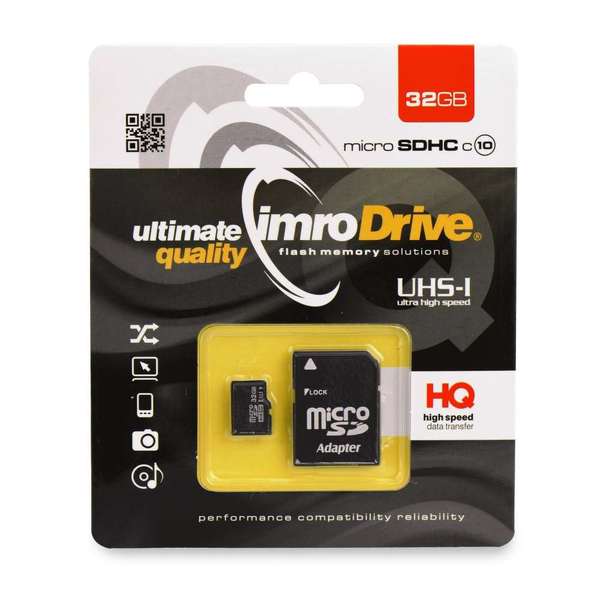 Carte Mémoire Micro-SD 64Go avec Adaptateur SD