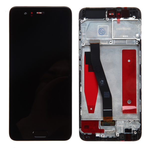 Ecran LCD / Vitre Tactile sur Châssis Huawei P10 Noir