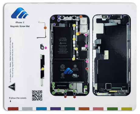 Patron Magnétique / Aide au Montage iPhone XS Max