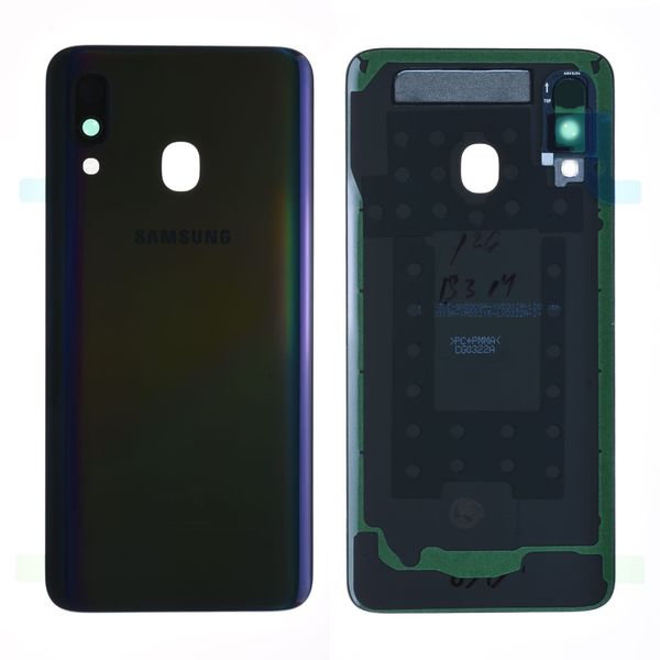 Vitre / Cache Batterie / Arrière Samsung Galaxy A40 NOIR