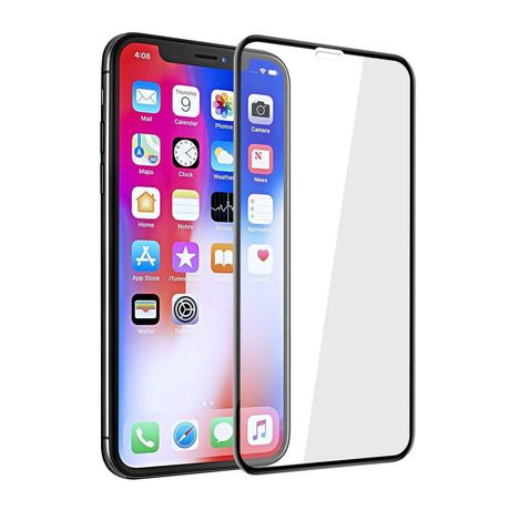 Film Verre trempé 5D 9D Bordure Noire iPhone X / XS / 11 Pro