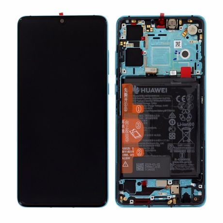 Ecran Complet Original Huawei P30 Bleu Aurora