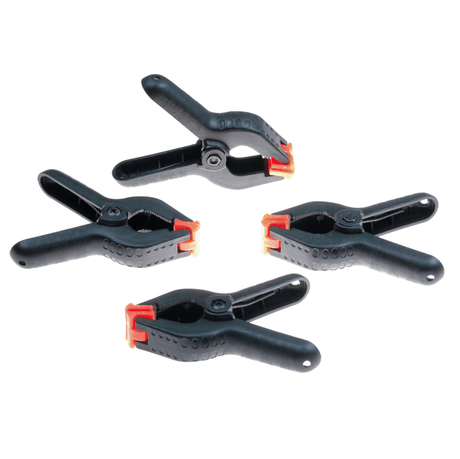 Set de 4 Mini Pinces Plastique de Serrage
