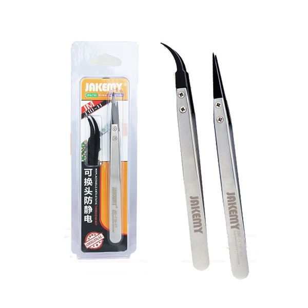 Pince piler Inoxydable Double embouts Anti statiques Pince piler Inoxydable Double embouts Anti statiques
