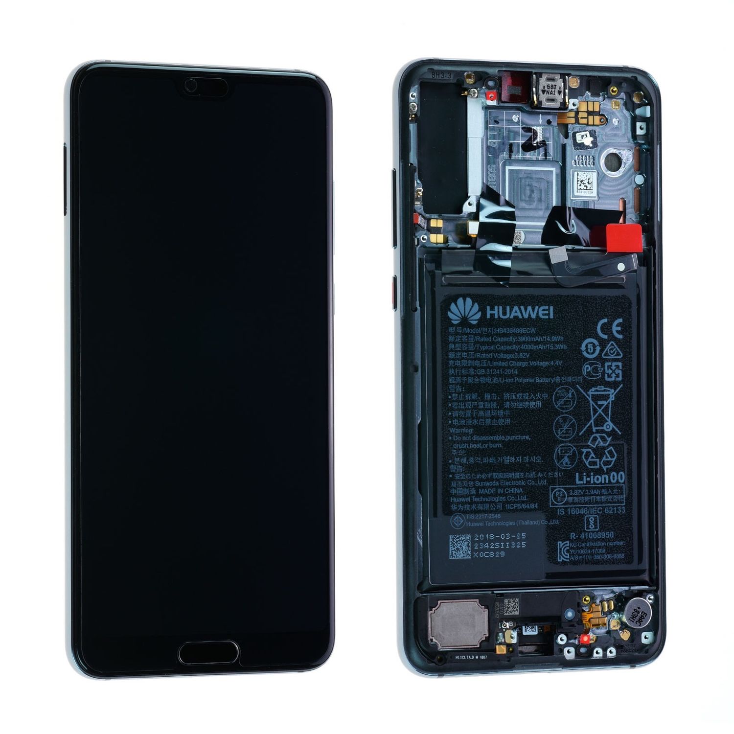 Vitre Tactile + Ecran LCD pour Huawei P20 / P20 Lite / P20 Pro noir Vitre Tactile + Ecran LCD pour Huawei P20 / P20 Lite / P20 Pro noir