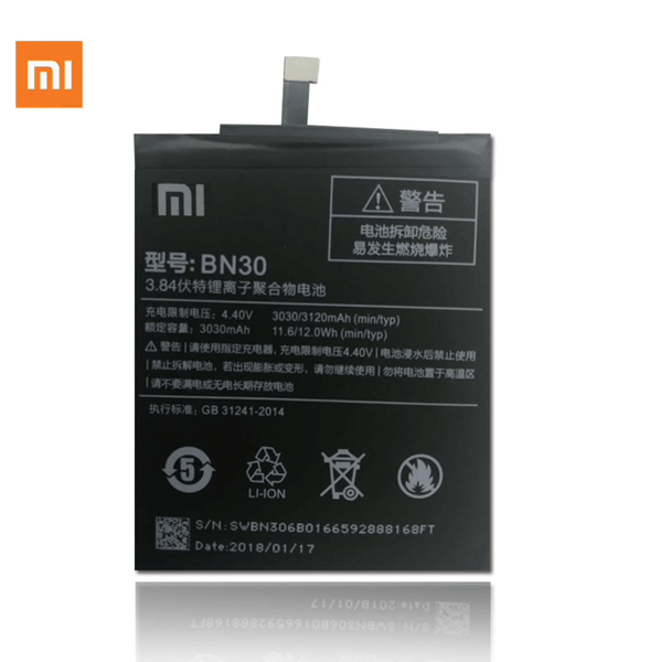 Batterie Compatible Xiaomi RedMi 4A / Mi 4A 3030 mAh
