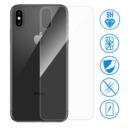 Film Verre trempé pour Vitre Arrière iPhone X/XS MAX