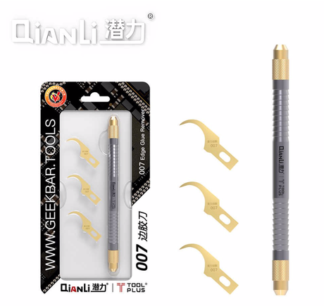 Scalpel Outil Acier Avec Embouts QianLi 007