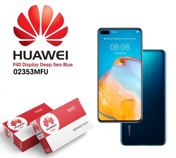 Ecran Complet Original OLED Huawei P40 Bleu