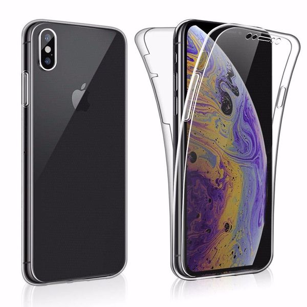 Coque 360° Avant / Arrière iPhone XS Max Transparente