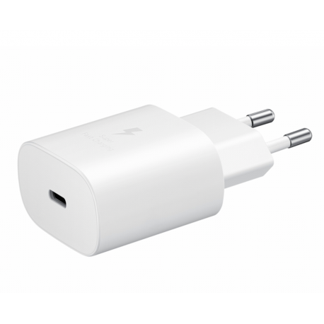 Chargeur Secteur Original Samsung Type-C 3A 25W BLANC