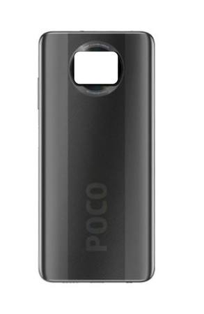 Vitre / Coque Arrière Compatible Xiaomi Poco X3 NFC Noir