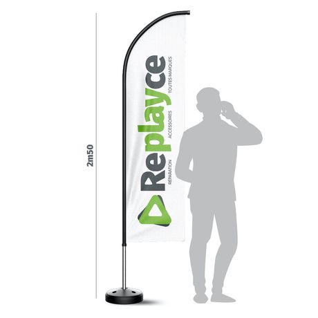 Drapeaux / Oriflammes 2m50