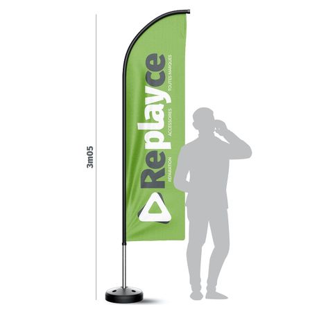 Drapeaux / Oriflammes 3m