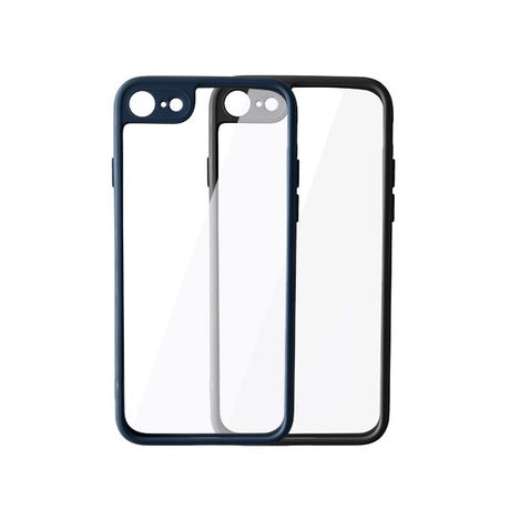 Coque souple transparente avec contours pour iPhone 7/8