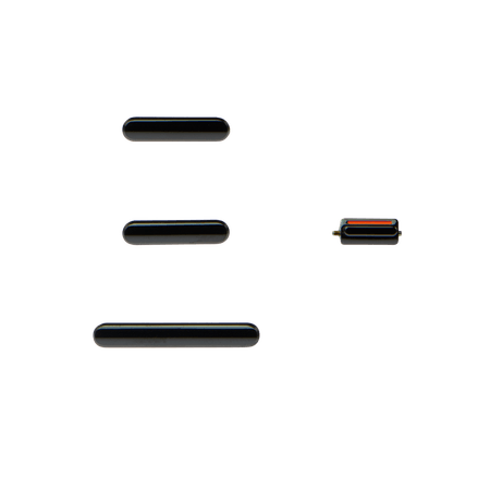 Lot Boutons Power / Volume / Vibreur Muet Gris Sidéral