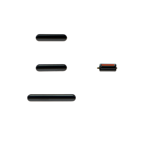 Lot Boutons Power / Volume / Vibreur Muet Gris Sidéral
